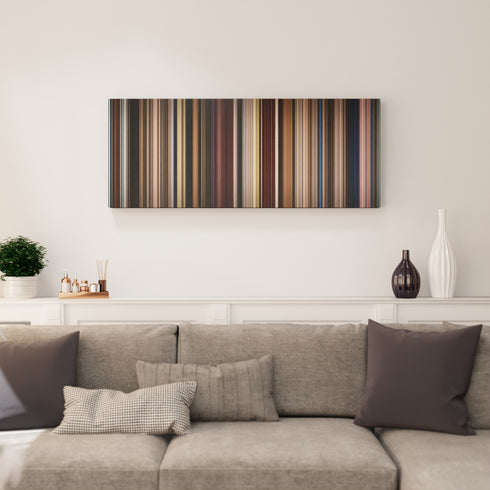 Living room interior with Big Fish Frome on the wall