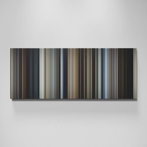 Cast Away movie canvas wall art - color palette print