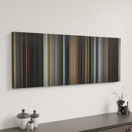 Minimal interior design with Cast Away Frome on the wall