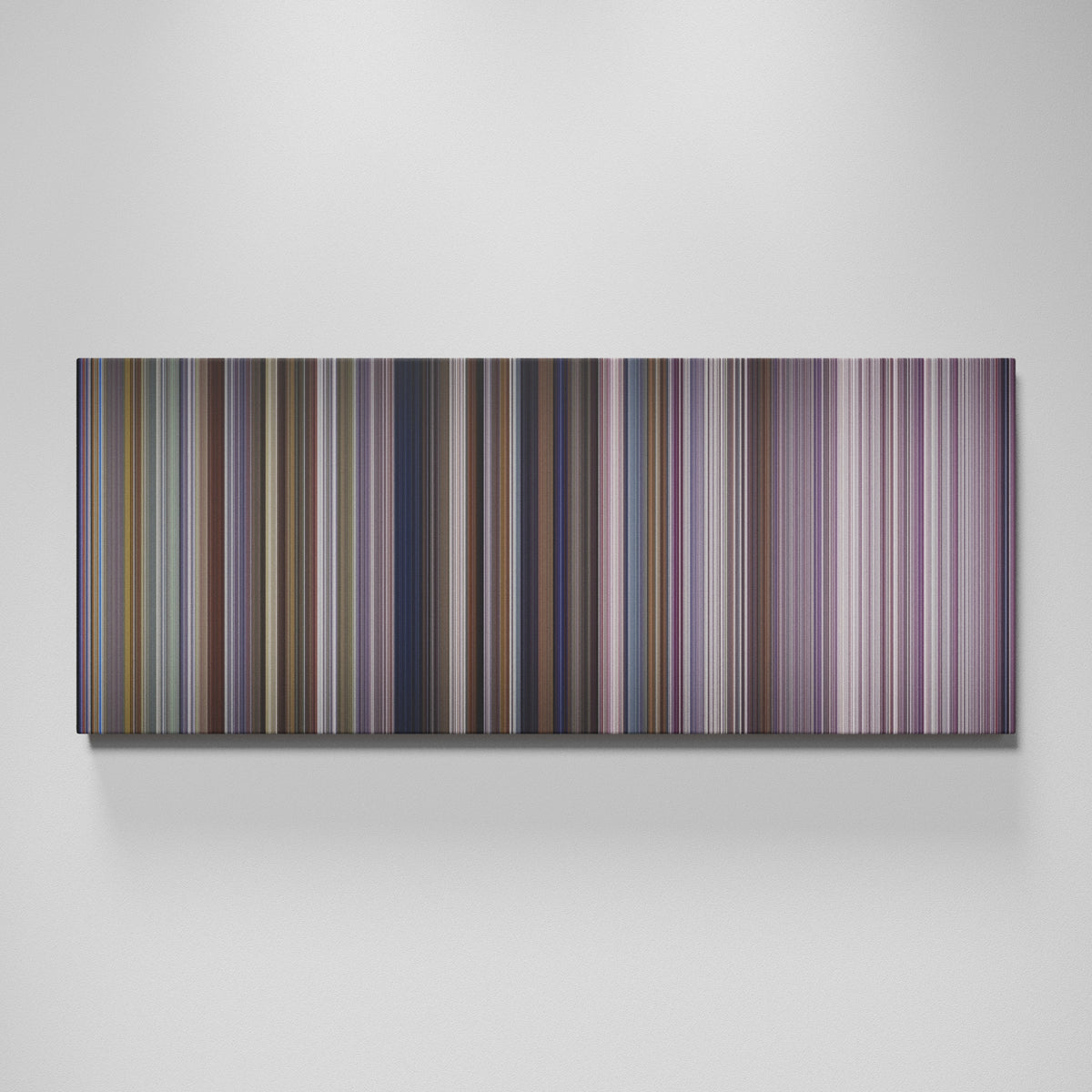 Miracle movie canvas wall art - color palette print