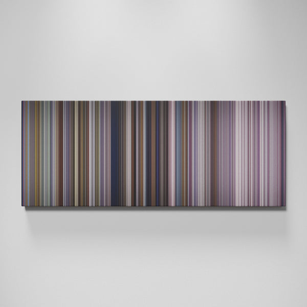 Miracle movie canvas wall art - color palette print