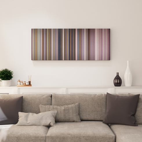 Living room interior with Miracle Frome on the wall