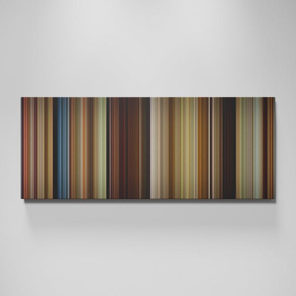 A River Runs Through It movie canvas wall art - color palette print