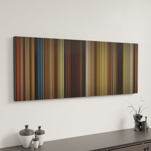 A River Runs Through It canvas art in modern interior - movie color palette