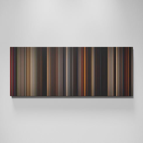 The Ten Commandments movie canvas wall art - color palette print