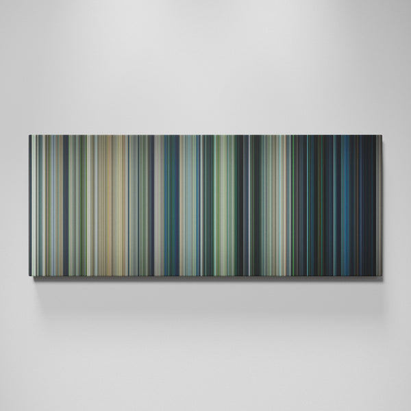 Jurassic World movie canvas wall art - color palette print