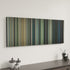 Jurassic World canvas art in modern interior - movie color palette