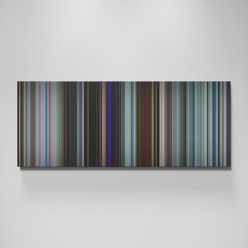 Uncut Gems movie canvas wall art - color palette print