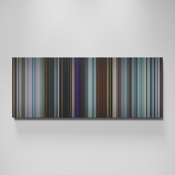 Uncut Gems movie canvas wall art - color palette print