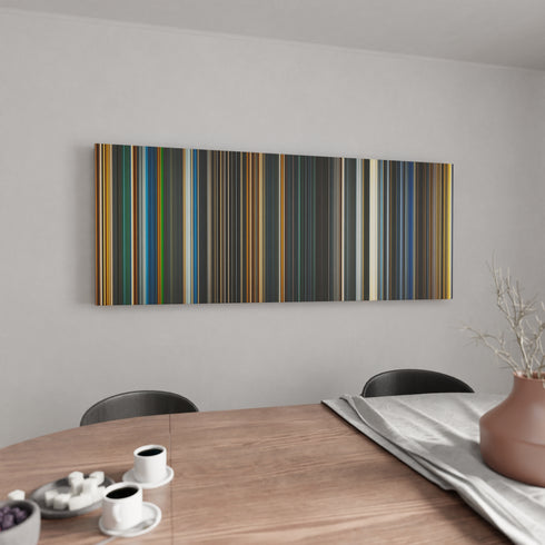 Sunshine canvas wall art in kitchen - movie decor