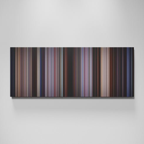 Lethal Weapon movie canvas wall art - color palette print