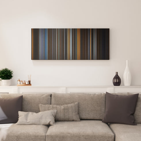 V for Vendetta canvas print in living room - film wall decor