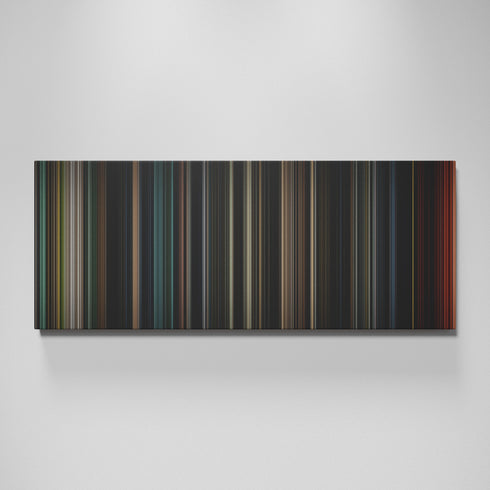 Evil Dead movie canvas wall art - color palette print