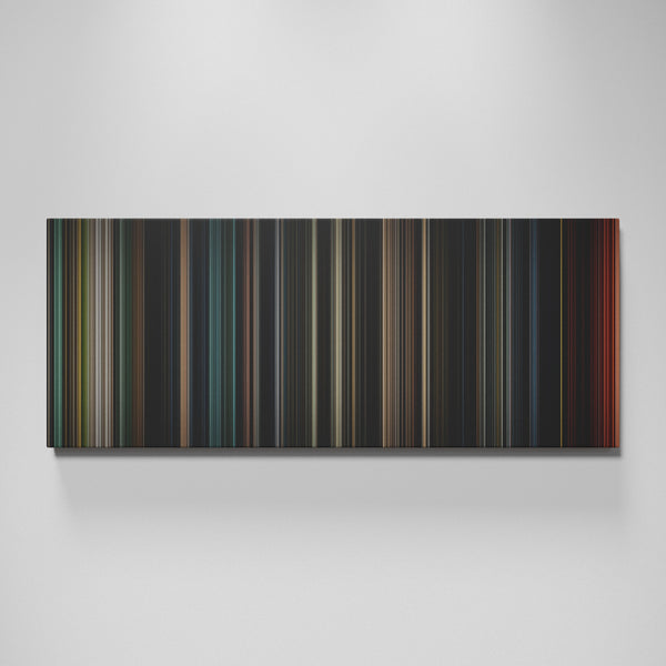 Evil Dead movie canvas wall art - color palette print