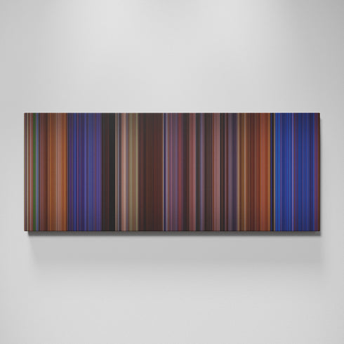 Ready to Rumble movie canvas wall art - color palette print