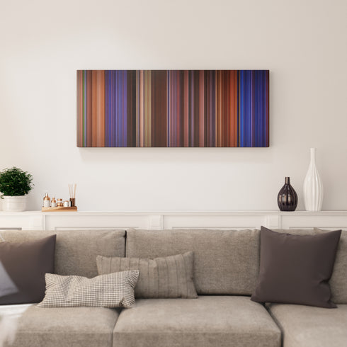 Ready to Rumble canvas print in living room - film wall decor