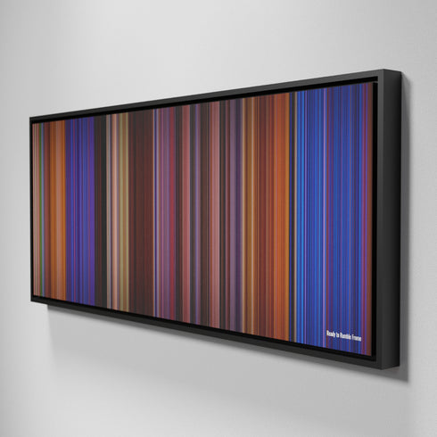 Side view of Framed Buff's of Ready to Rumble Frome on the wall