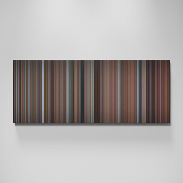 Hoosiers movie canvas wall art - color palette print