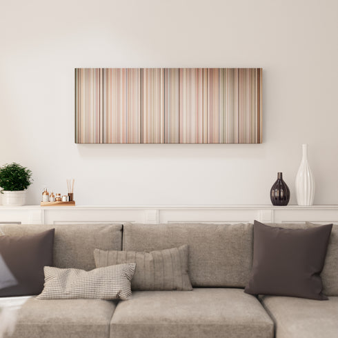 Senna canvas print in living room - film wall decor