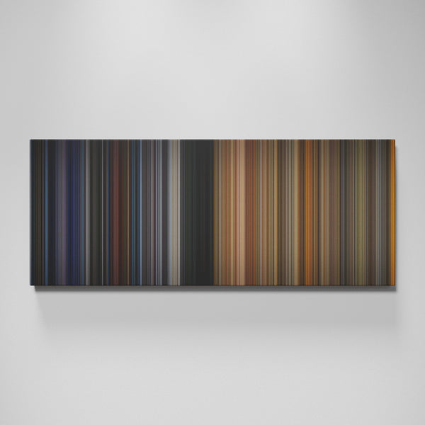 True Romance movie canvas wall art - color palette print