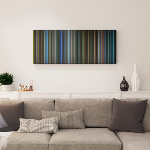 Watchmen canvas print in living room - film wall decor