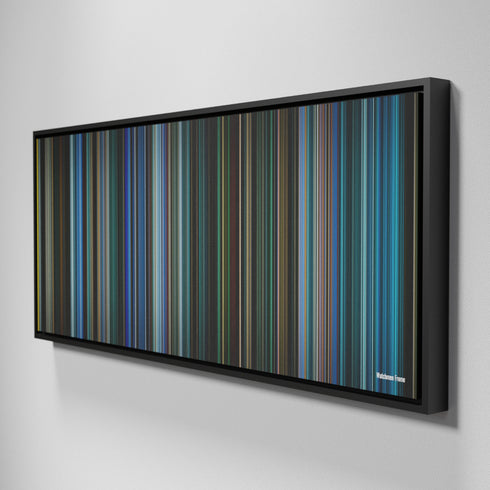 Side view of Framed Buff's of Watchmen Frome on the wall