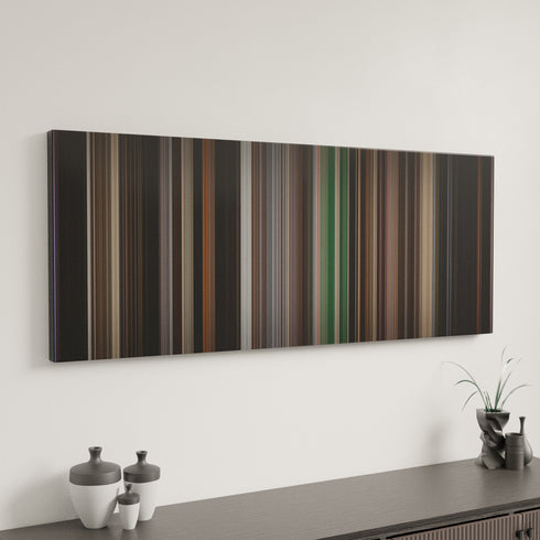 The Disaster Artist canvas art in modern interior - movie color palette