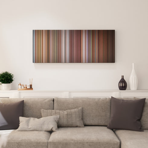 The Room canvas print in living room - film wall decor