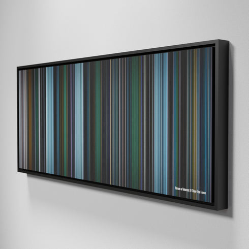 Side view of Framed Buff's of Person of Interest: If-Then-Else Frome on the wall