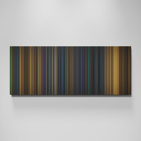 Gone in 60 Seconds movie canvas wall art - color palette print