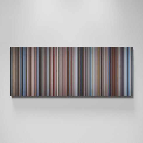 The Right Stuff movie canvas wall art - color palette print