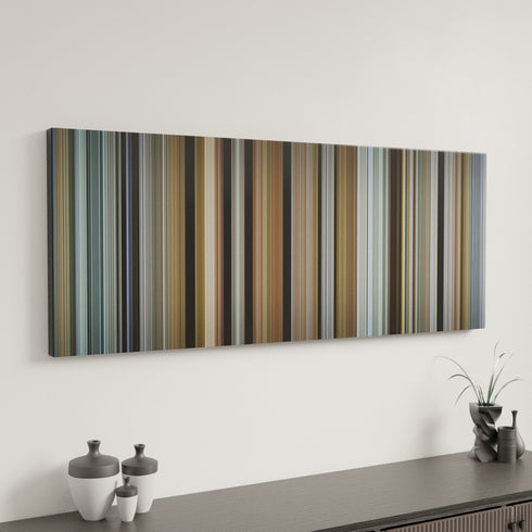 Jeremiah Johnson canvas art in modern interior - movie color palette