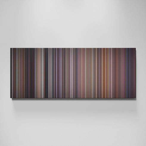 The Fugitive movie canvas wall art - color palette print