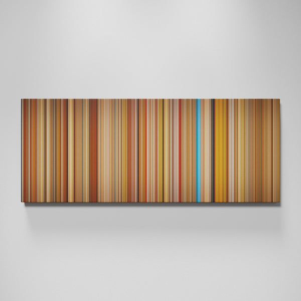 The Royal Tenenbaums movie canvas wall art - color palette print