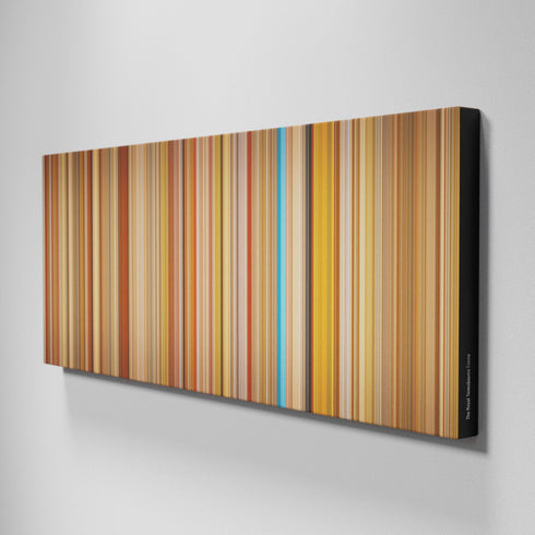 Side view of Buff's of The Royal Tenenbaums Frome on the wall