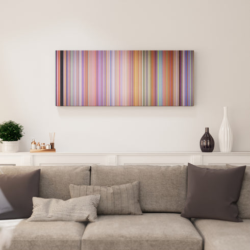 Living room interior with The Transformers: The Movie Frome on the wall