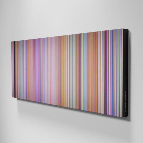 Side view of Buff's of The Transformers: The Movie Frome on the wall