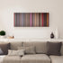 White Christmas canvas print in living room - film wall decor