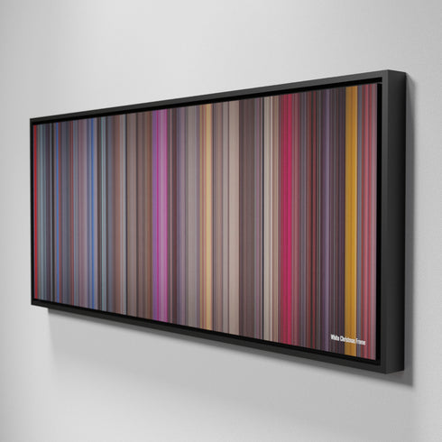 Side view of Framed Buff's of White Christmas Frome on the wall