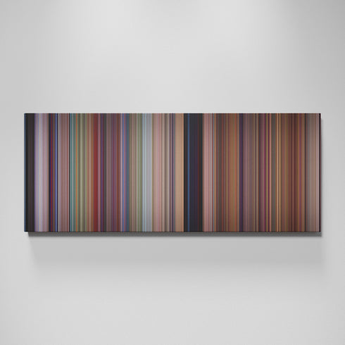 Space Jam movie canvas wall art - color palette print