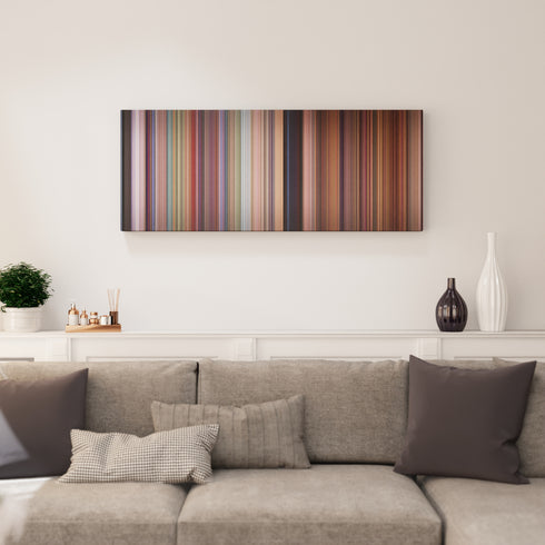 Space Jam canvas print in living room - film wall decor