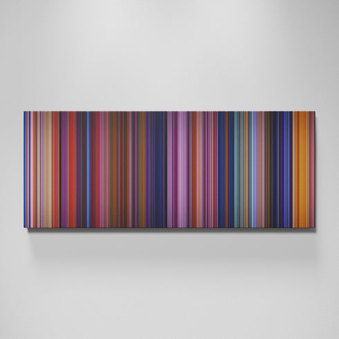 Coco movie canvas wall art - color palette print