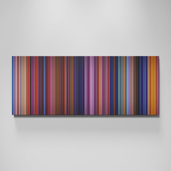Coco movie canvas wall art - color palette print