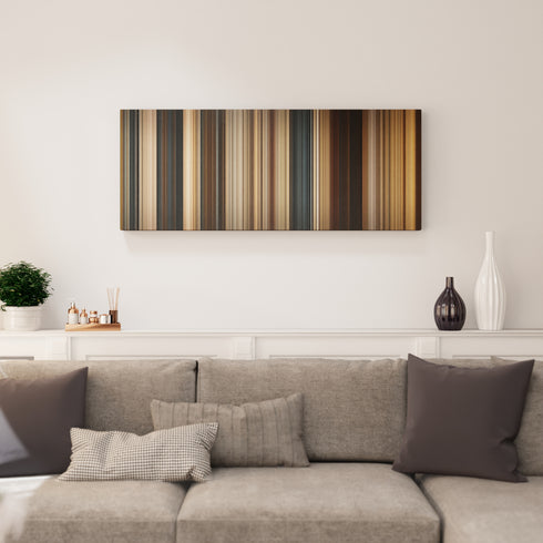 300 canvas print in living room - film wall decor