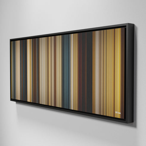 Side view of Framed Buff's of 300 Frome on the wall