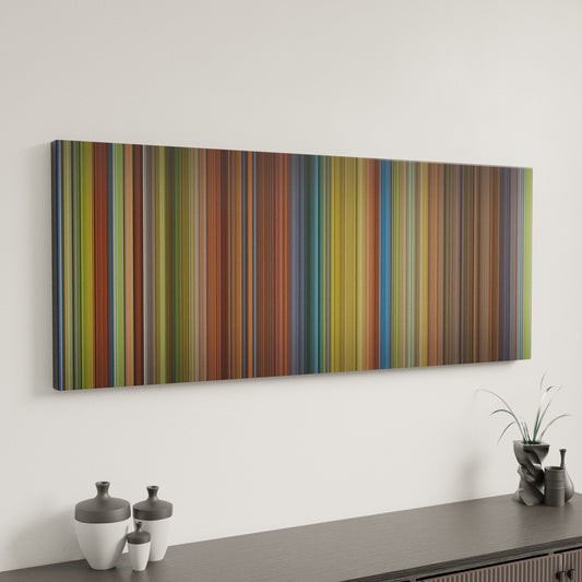 Minimal interior design with Princess Mononoke Frome on the wall