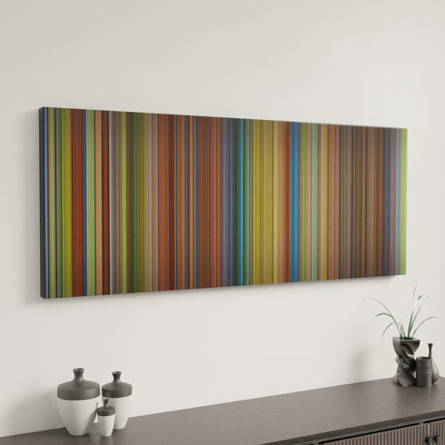 Princess Mononoke canvas art in modern interior - movie color palette