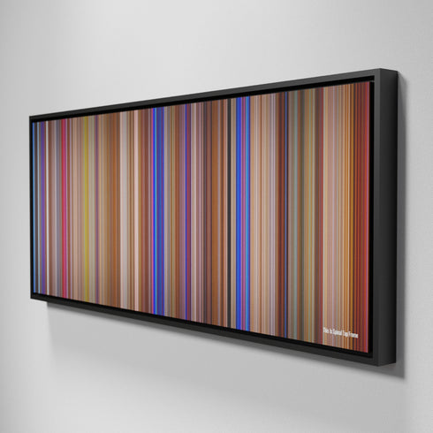 Side view of Framed Buff's of This Is Spinal Tap Frome on the wall