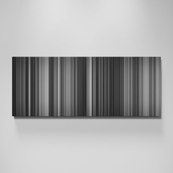 Godzilla movie canvas wall art - color palette print