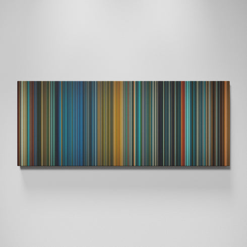 Godzilla: King of the Monsters movie canvas wall art - color palette print